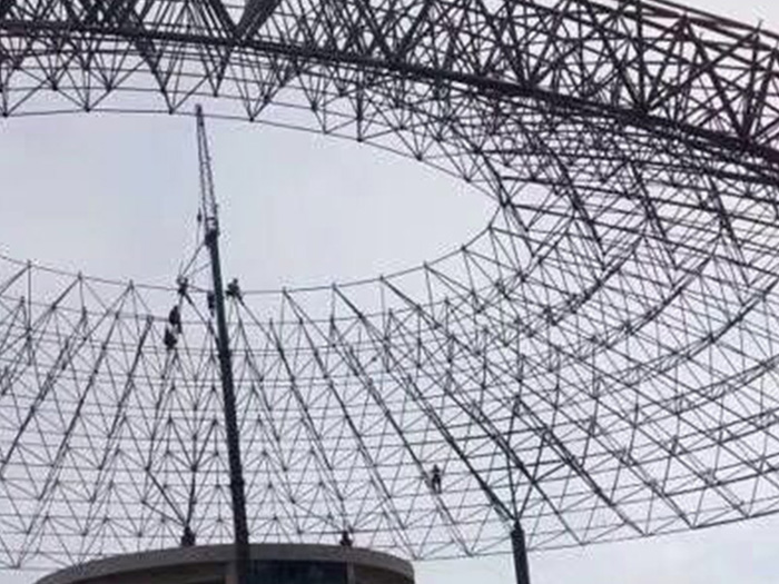 晋城篮球馆球形网架厂家价格